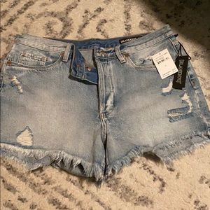 NWT high waisted denim shorts